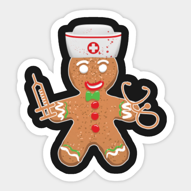 Gingerbread Nurse Christmas Cinnamon Man T Shirt Sweater Hoodie Iphone